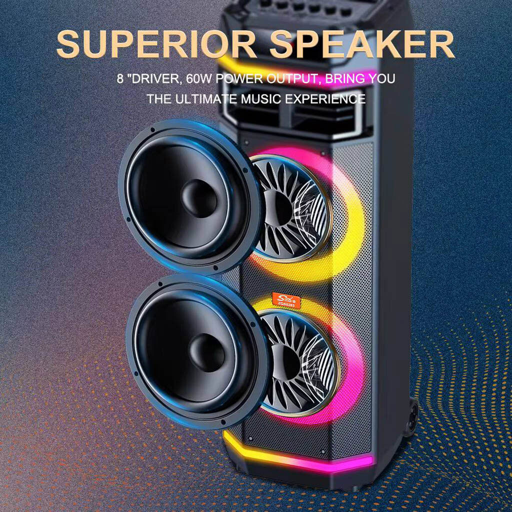 Портативная колонка Sing-e ZQS8283, Черный - № 7 Портативная колонка Sing-e ZQS8283, Черный - № 7