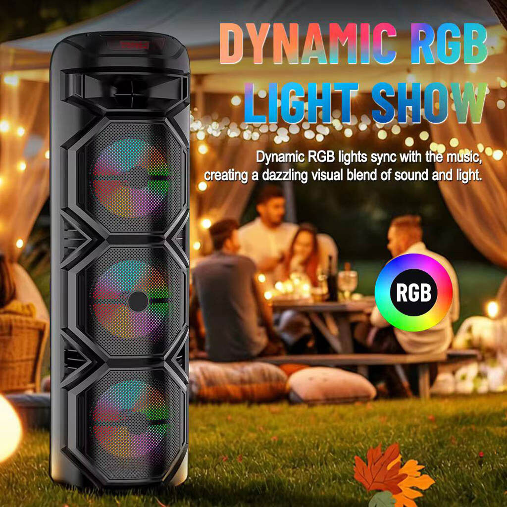 Портативна колонка Sing-e ZQS8301, Чорний - № 5 Портативна колонка Sing-e ZQS8301, Чорний - № 5