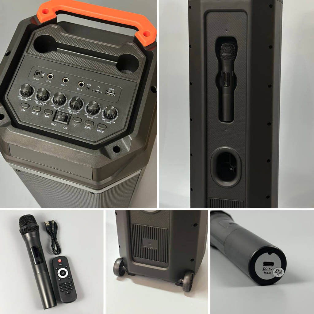 Портативная колонка Sing-e ZQS8316, Черный - № 2 Портативная колонка Sing-e ZQS8316, Черный - № 2