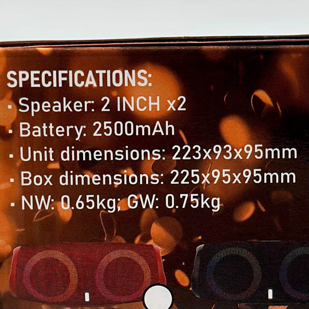 Портативная колонка Sing-e ZQS-L31, Черный - № 6 Портативная колонка Sing-e ZQS-L31, Черный - № 6