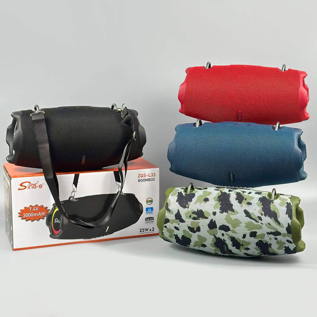 Портативна колонка Sing-e ZQS-L33, Червоний - № 6 Портативна колонка Sing-e ZQS-L33, Червоний - № 6