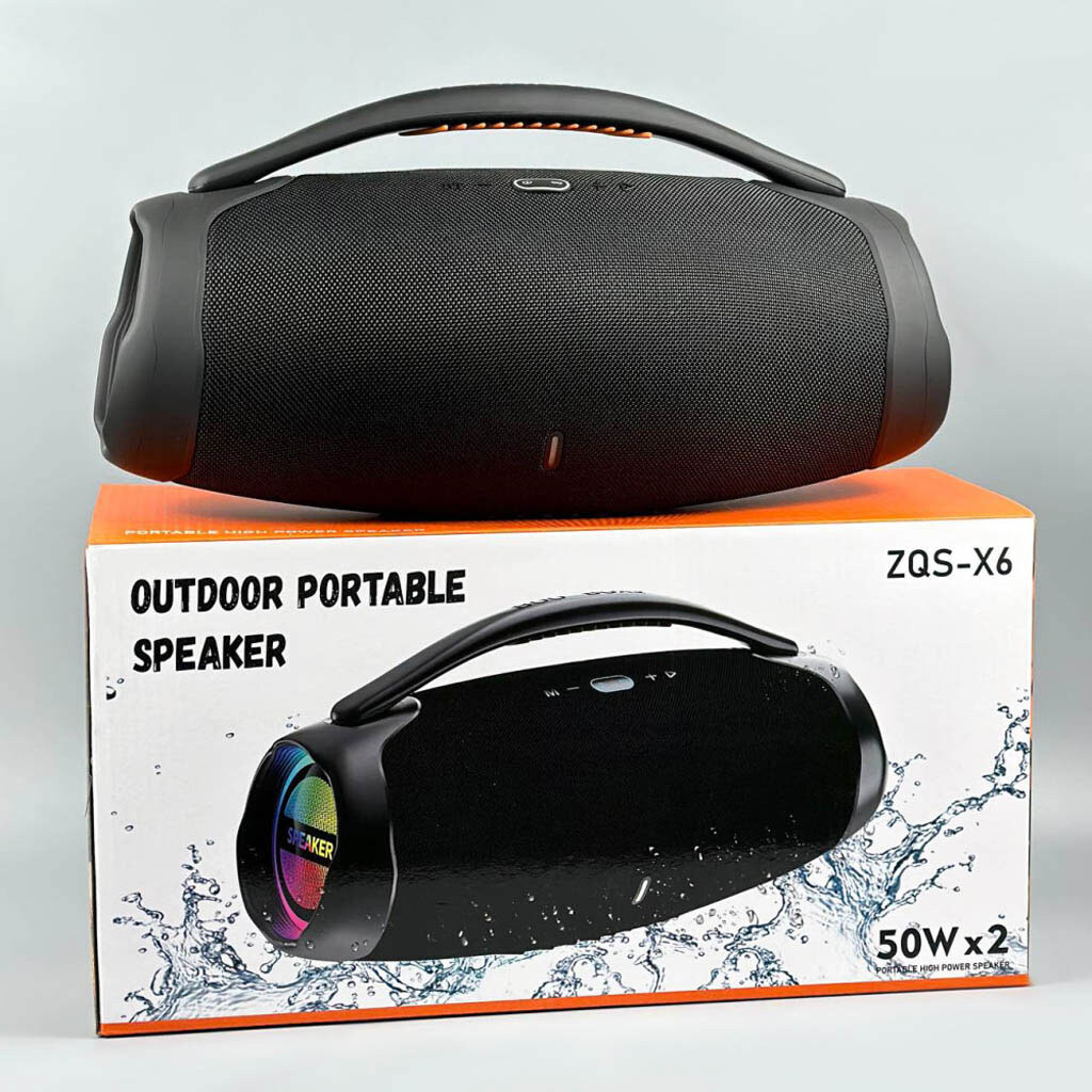 Портативная колонка Sing-e ZQS-X6, Черный - № 9 Портативная колонка Sing-e ZQS-X6, Черный - № 9