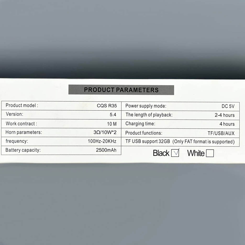 Саундбар Sing-e CQS R35, Чорний - № 9 Саундбар Sing-e CQS R35, Чорний - № 9