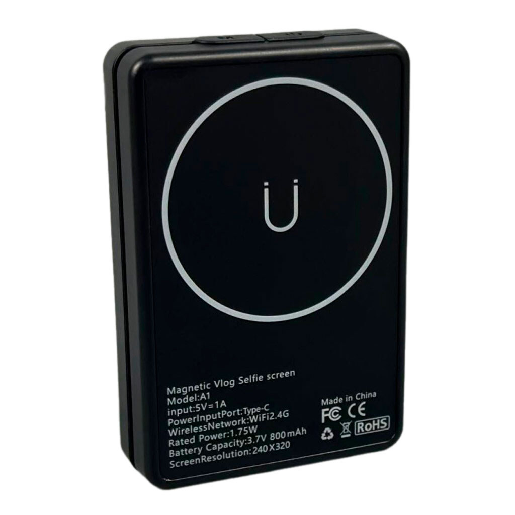 Магнитный экран для селфи A1 Mini, Черный - № 1 Магнитный экран для селфи A1 Mini, Черный - № 1