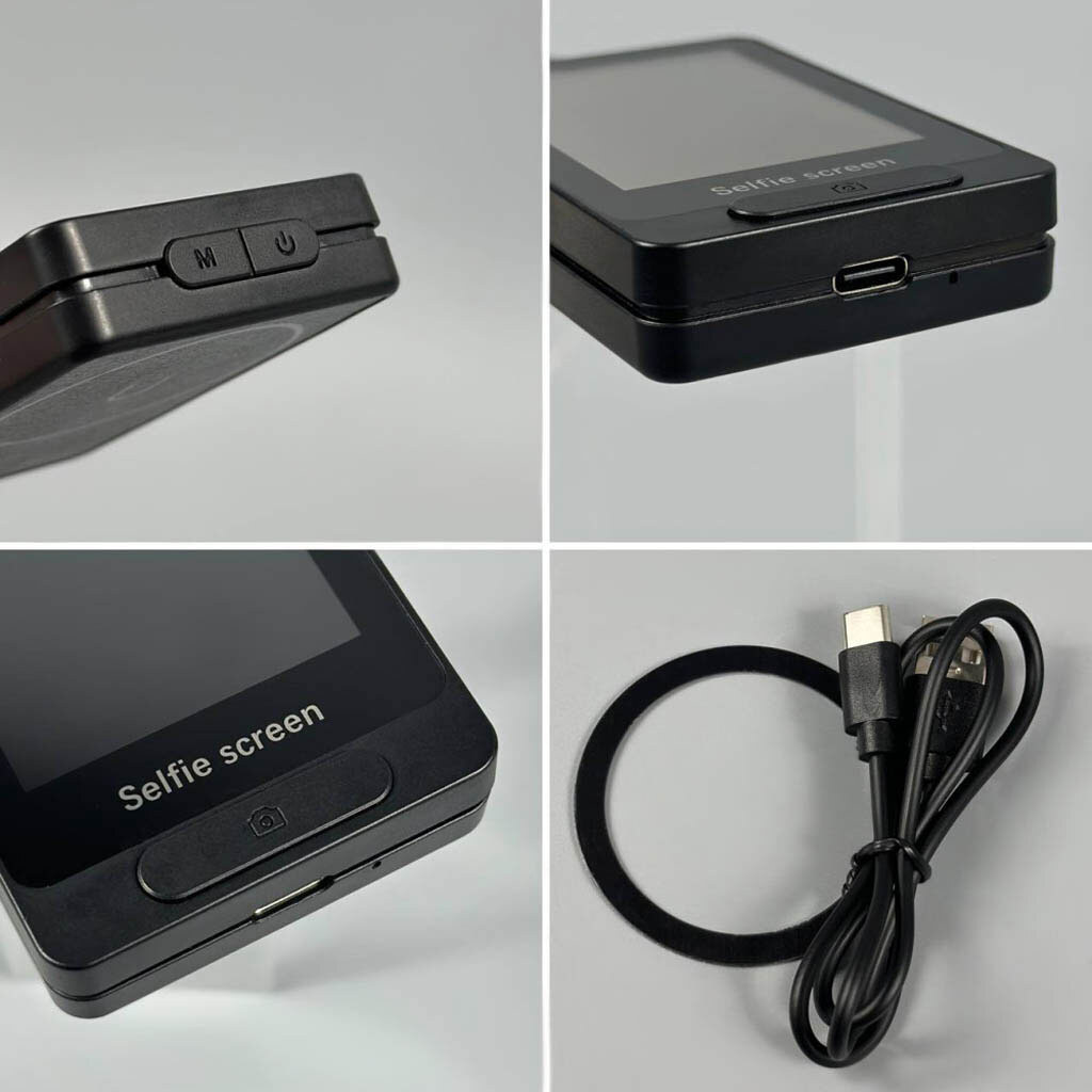 Магнитный экран для селфи A1 Mini, Черный - № 2 Магнитный экран для селфи A1 Mini, Черный - № 2