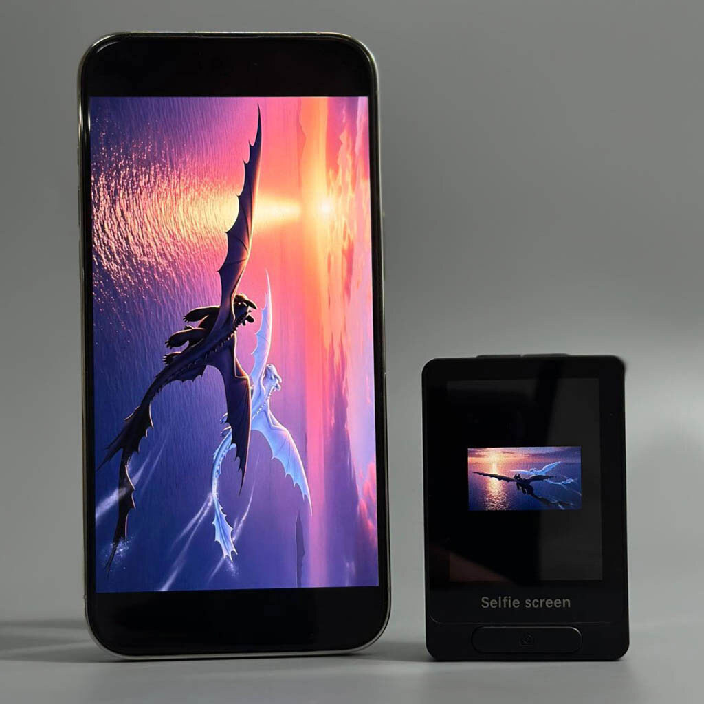 Магнитный экран для селфи A1 Mini, Черный - № 3 Магнитный экран для селфи A1 Mini, Черный - № 3