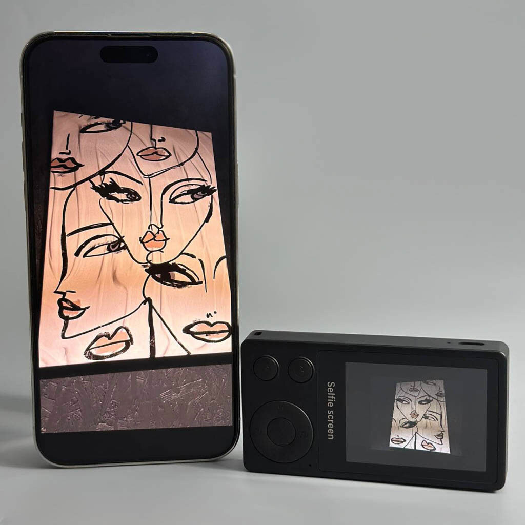 Магнитный экран для селфи A3 Mini, Черный - № 4 Магнитный экран для селфи A3 Mini, Черный - № 4