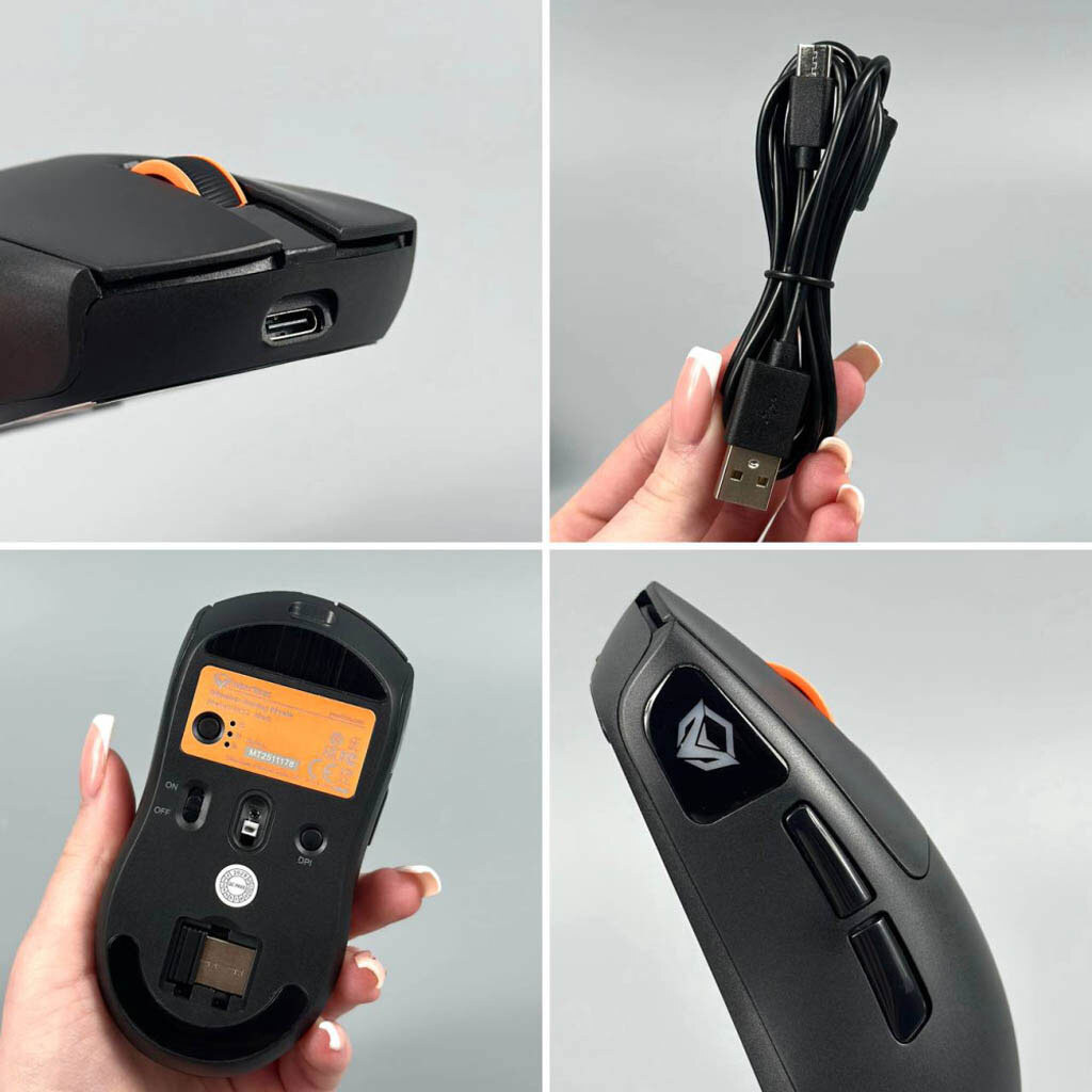 Мышь Meetion GW12, Черный - № 2 Мышь Meetion GW12, Черный - № 2