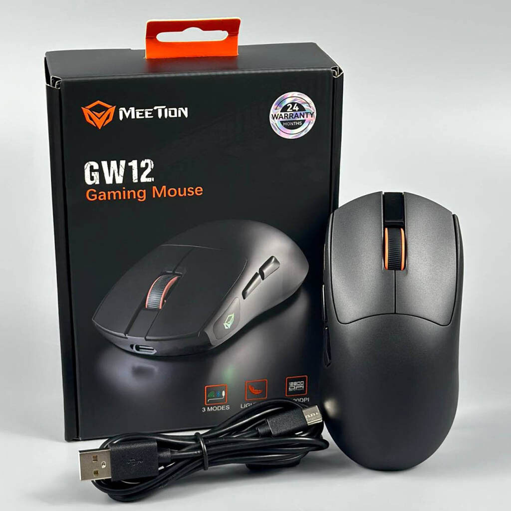 Мышь Meetion GW12, Черный - № 4 Мышь Meetion GW12, Черный - № 4