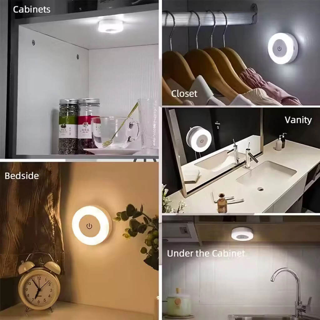 Ночник LED Night Light, Белый - № 9 Ночник LED Night Light, Белый - № 9
