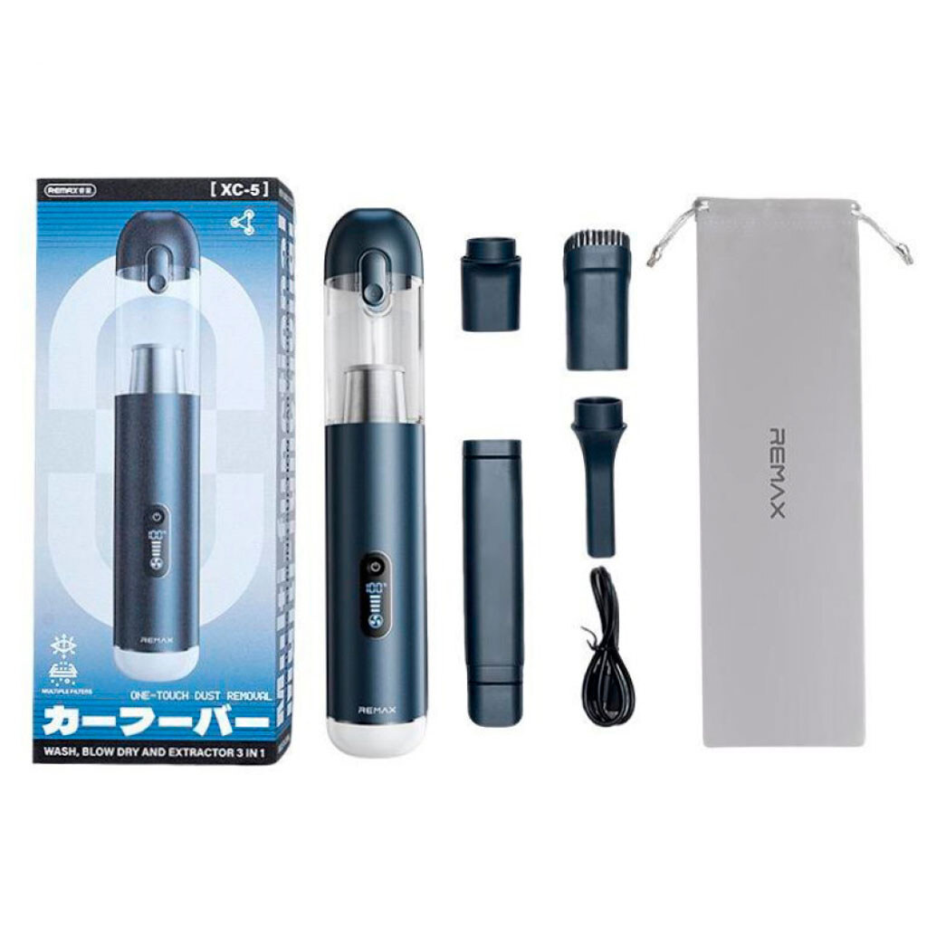 Автомобильный пылесос Remax XC-5, Белый - № 3 Автомобильный пылесос Remax XC-5, Белый - № 3
