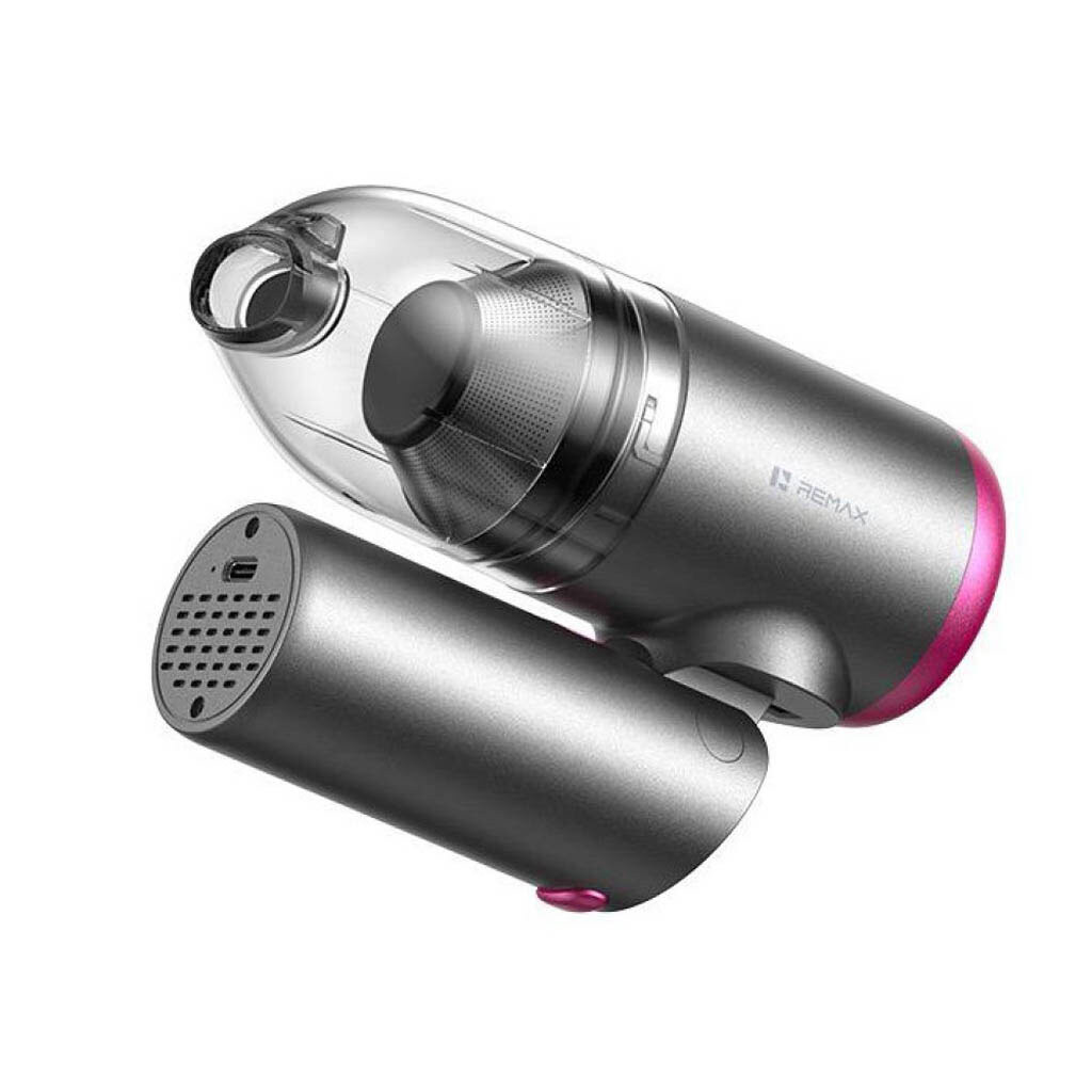 Автомобильный пылесос Remax XC-6, Серый - № 2 Автомобильный пылесос Remax XC-6, Серый - № 2