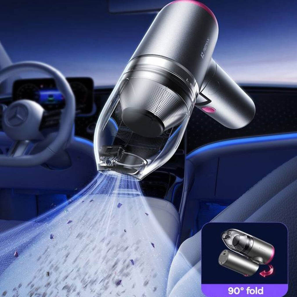 Автомобильный пылесос Remax XC-6, Серый - № 3 Автомобильный пылесос Remax XC-6, Серый - № 3