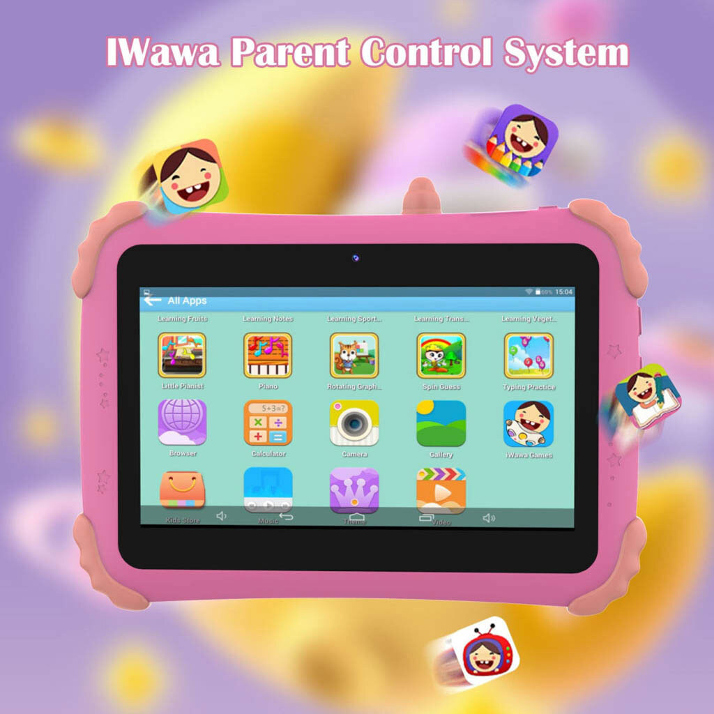 Детский планшет K36 Unicorn, Розовый - № 10 Детский планшет K36 Unicorn, Розовый - № 10