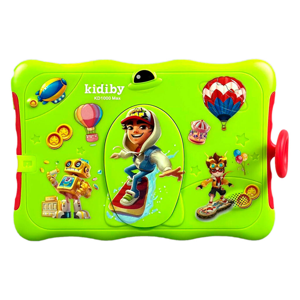 Детский планшет KD1000 Max Surfers, Салатовый - № 1 Детский планшет KD1000 Max Surfers, Салатовый - № 1
