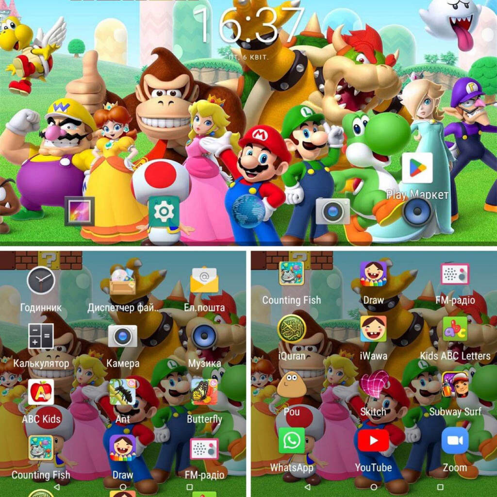 Детский планшет KD1000 Max Surfers, Салатовый - № 8 Детский планшет KD1000 Max Surfers, Салатовый - № 8