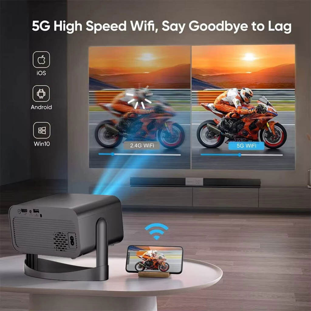 Проектор V8, Чорний - № 7 Проектор V8, Чорний - № 7