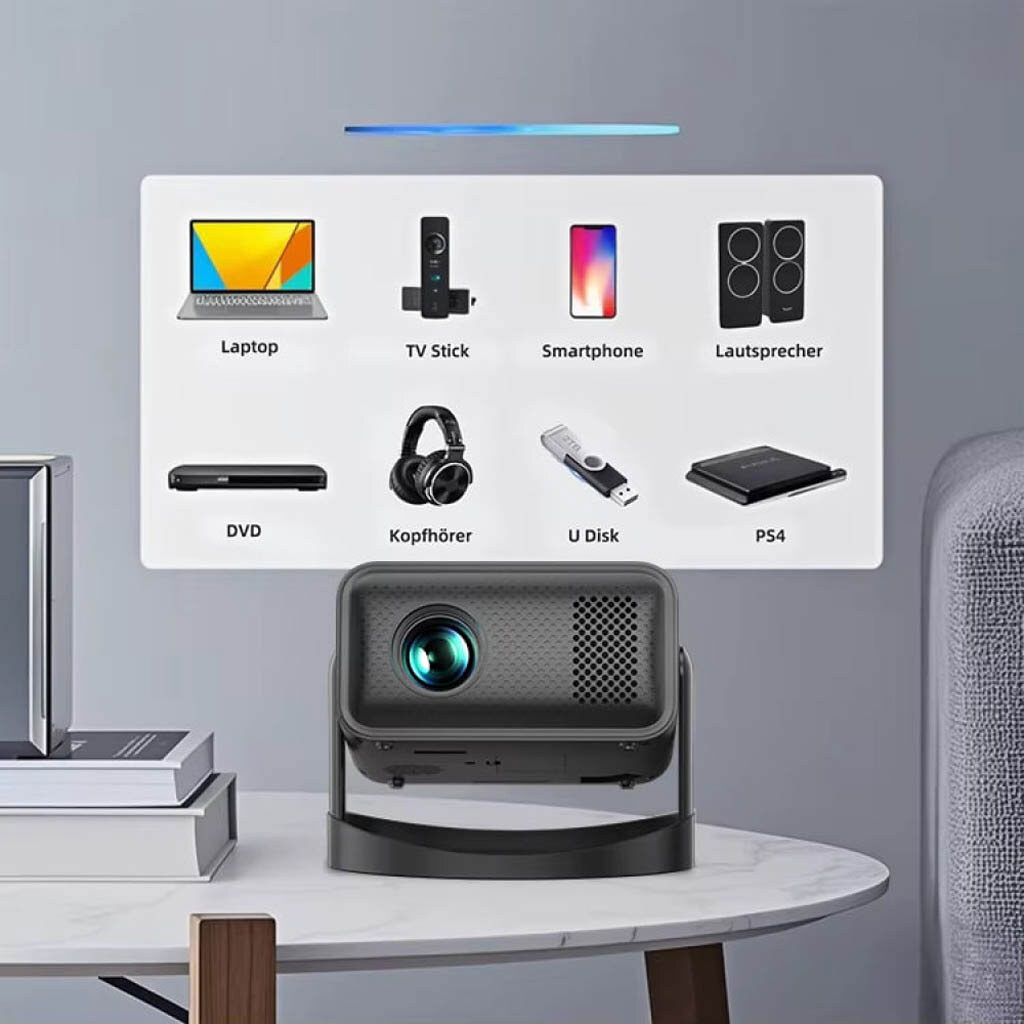 Проектор V8, Чорний - № 10 Проектор V8, Чорний - № 10