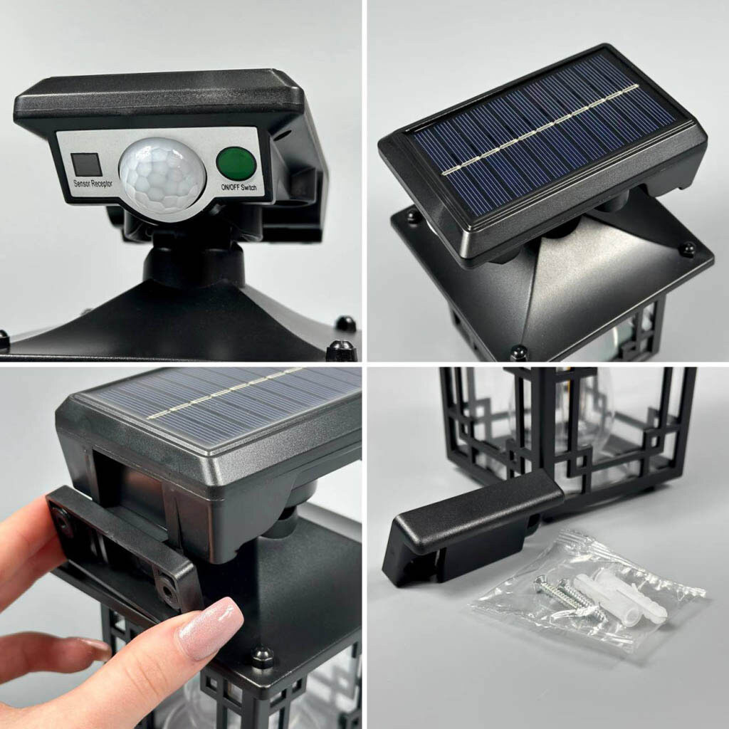 Светильник уличный JD-1579, Черный - № 4 Светильник уличный JD-1579, Черный - № 4