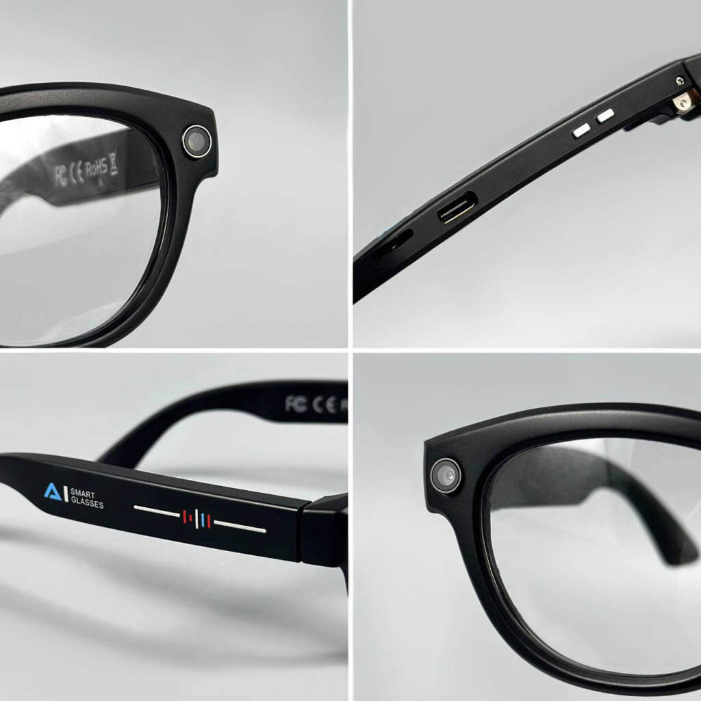 Смарт-очки Smart AI Glasses GS380, Черный - № 2 Смарт-очки Smart AI Glasses GS380, Черный - № 2