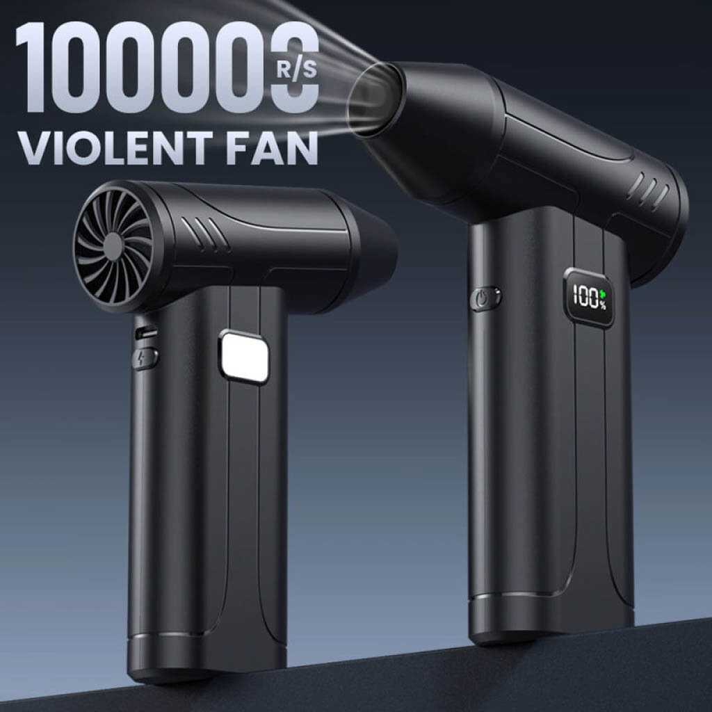 Портативный турбовентилятор Violent Fan X9, Черный - № 7 Портативный турбовентилятор Violent Fan X9, Черный - № 7