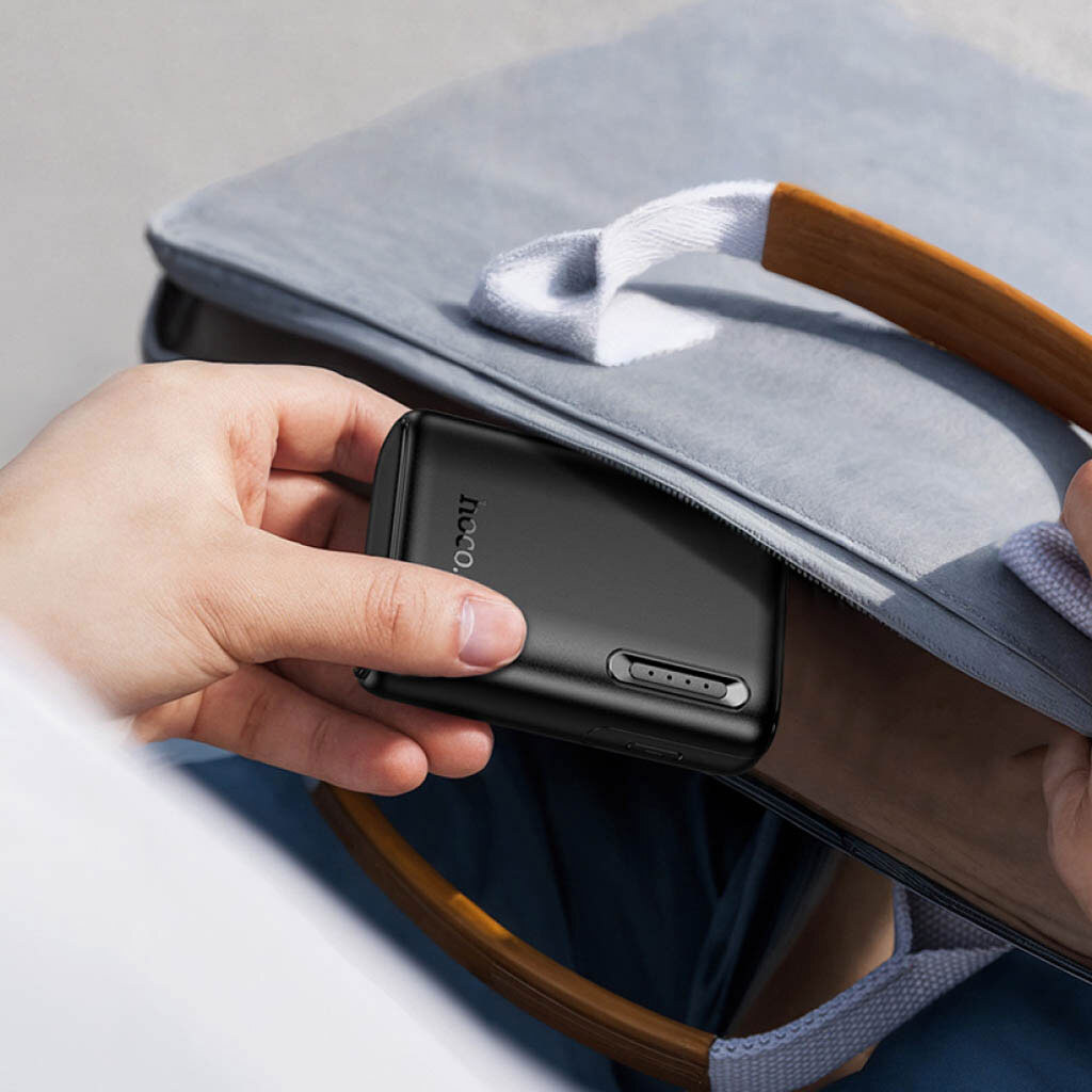 Портативная батарея (Power Bank) Hoco J158 Runner, 5000 mAh, Черный - № 4 Портативная батарея (Power Bank) Hoco J158 Runner, 5000 mAh, Черный - № 4