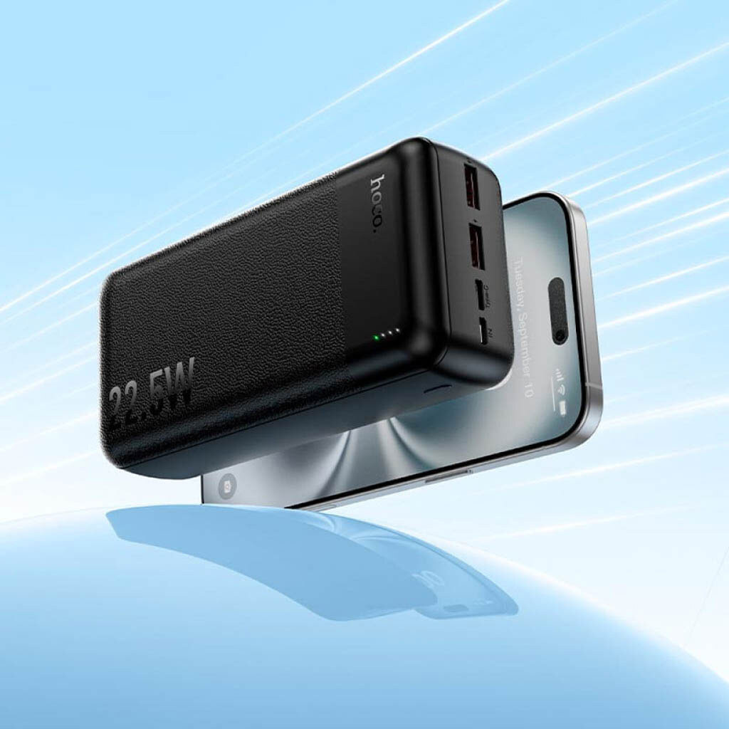 Портативная батарея (Power Bank) Hoco J159B Essence, 30000 mAh, Черный - № 6 Портативная батарея (Power Bank) Hoco J159B Essence, 30000 mAh, Черный - № 6