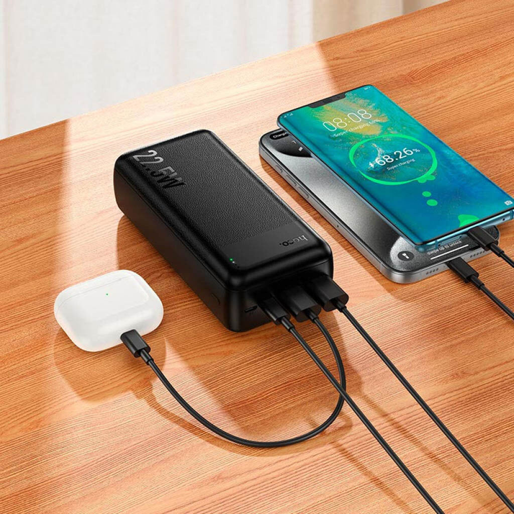 Портативная батарея (Power Bank) Hoco J159B Essence, 30000 mAh, Черный - № 7 Портативная батарея (Power Bank) Hoco J159B Essence, 30000 mAh, Черный - № 7