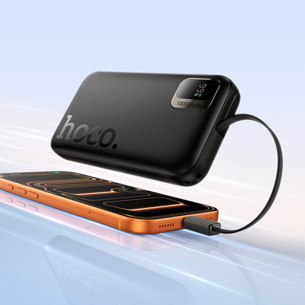 Портативная батарея (Power Bank) Hoco Q51 Key, 10000 mAh, Черный - № 6 Портативная батарея (Power Bank) Hoco Q51 Key, 10000 mAh, Черный - № 6