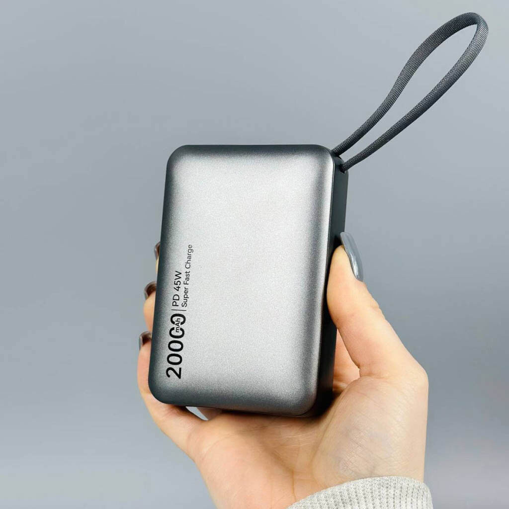 Портативная батарея (Power Bank) WUW TUGII Y245, 20000 mAh, Серебряный - № 4 Портативная батарея (Power Bank) WUW TUGII Y245, 20000 mAh, Серебряный - № 4