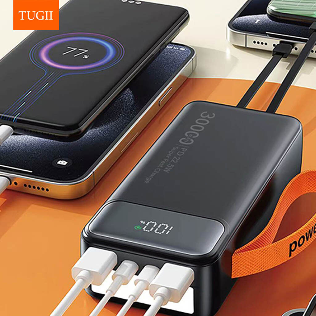 Портативная батарея (Power Bank) WUW TUGII Y300, 30000 mAh, Черный - № 6 Портативная батарея (Power Bank) WUW TUGII Y300, 30000 mAh, Черный - № 6