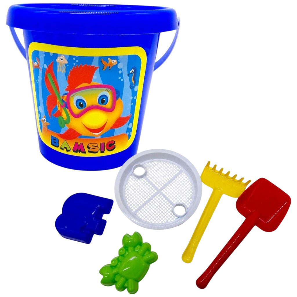 Ведро "Классико-2", с набором, состоит из двух частей, Bamsic - № 1 Ведро "Классико-2", с набором, состоит из двух частей, Bamsic - № 1