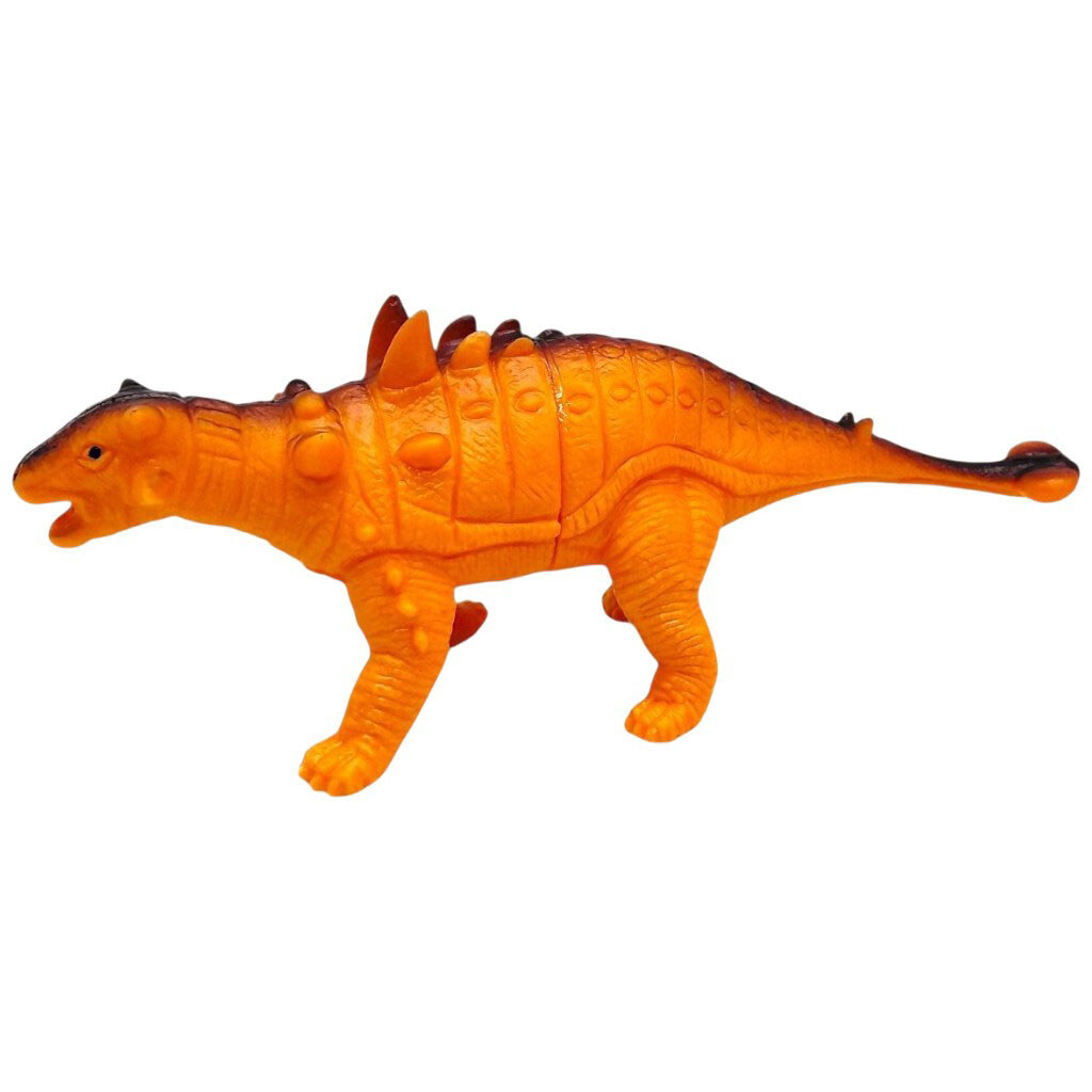Резиновый динозавр "Dino World", РЫЖИЙ, Mic - № 1 Резиновый динозавр "Dino World", РЫЖИЙ, Mic - № 1