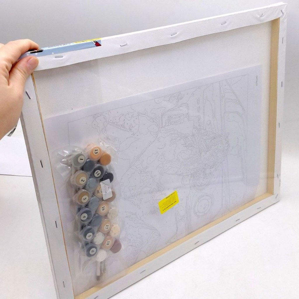 Картина по номерам "Блондинка из тату", 40x50 см, Оптифрост - № 2 Картина по номерам "Блондинка из тату", 40x50 см, Оптифрост - № 2