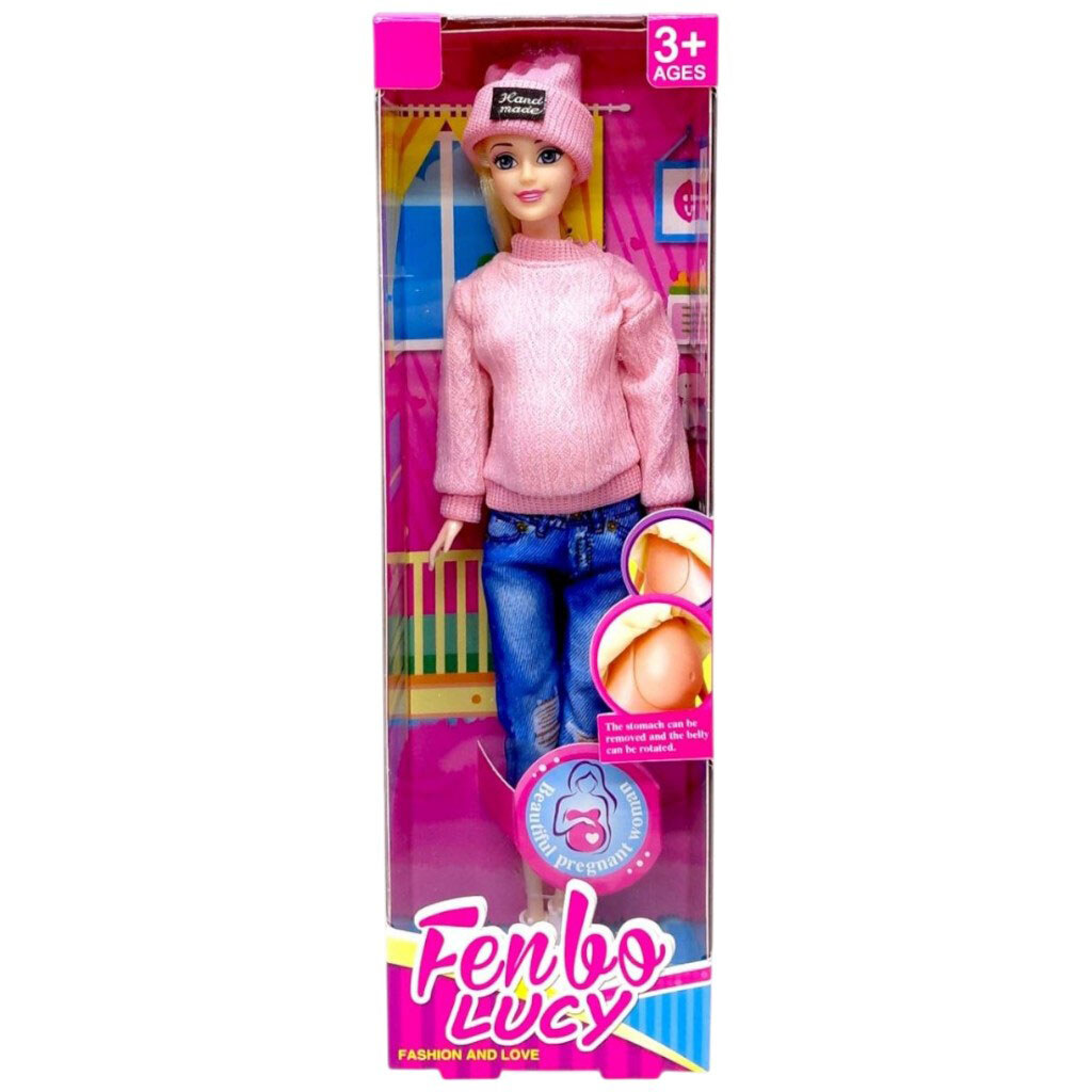 Кукла "Fenbo Lucy", беременная, 29 см, Mic - № 1 Кукла "Fenbo Lucy", беременная, 29 см, Mic - № 1