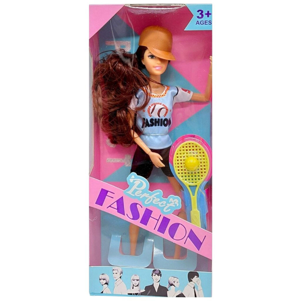 Кукла-спортсменка "Perfect Fashion", шатенка, 29 см, Mic - № 1 Кукла-спортсменка "Perfect Fashion", шатенка, 29 см, Mic - № 1