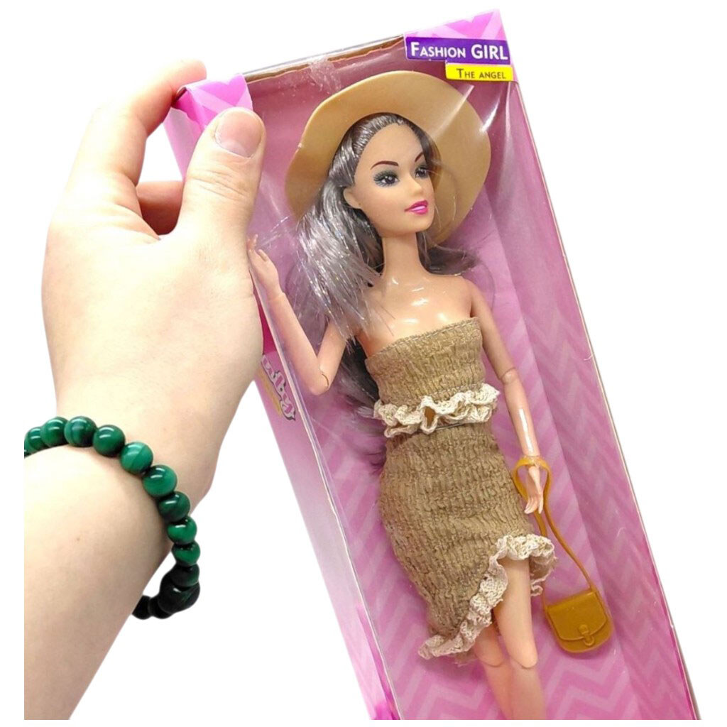 Кукла, типа Барби, в стильной одежде, джинсы в цветочек, Mic - № 2 Кукла, типа Барби, в стильной одежде, джинсы в цветочек, Mic - № 2