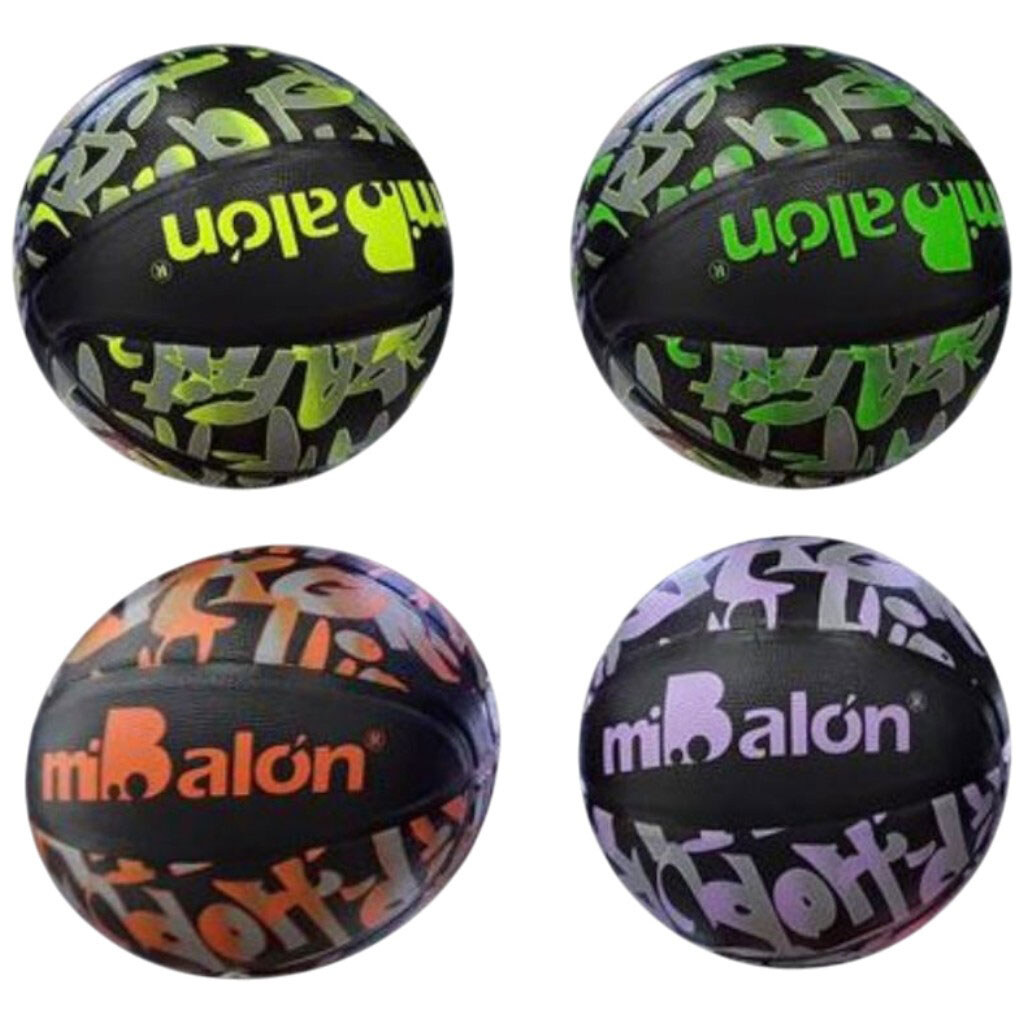 Мяч баскетбольный "MiBalon", резиновый, размер 7, Mic - № 2 Мяч баскетбольный "MiBalon", резиновый, размер 7, Mic - № 2