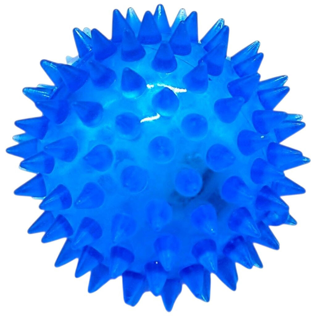 Мяч-ежик резиновый со световым эффектом, Mic - № 1 Мяч-ежик резиновый со световым эффектом, Mic - № 1