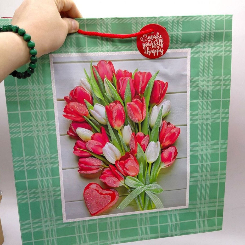 Пакет бумажный, 35х37х12 см, Art Studio Of Happiness - № 2 Пакет бумажный, 35х37х12 см, Art Studio Of Happiness - № 2