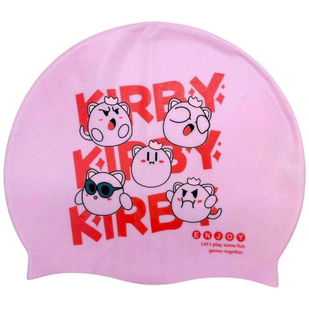 Шапочка для плавания "KIRBY", силиконовая, в пакете, Mic - № 1 Шапочка для плавания "KIRBY", силиконовая, в пакете, Mic - № 1