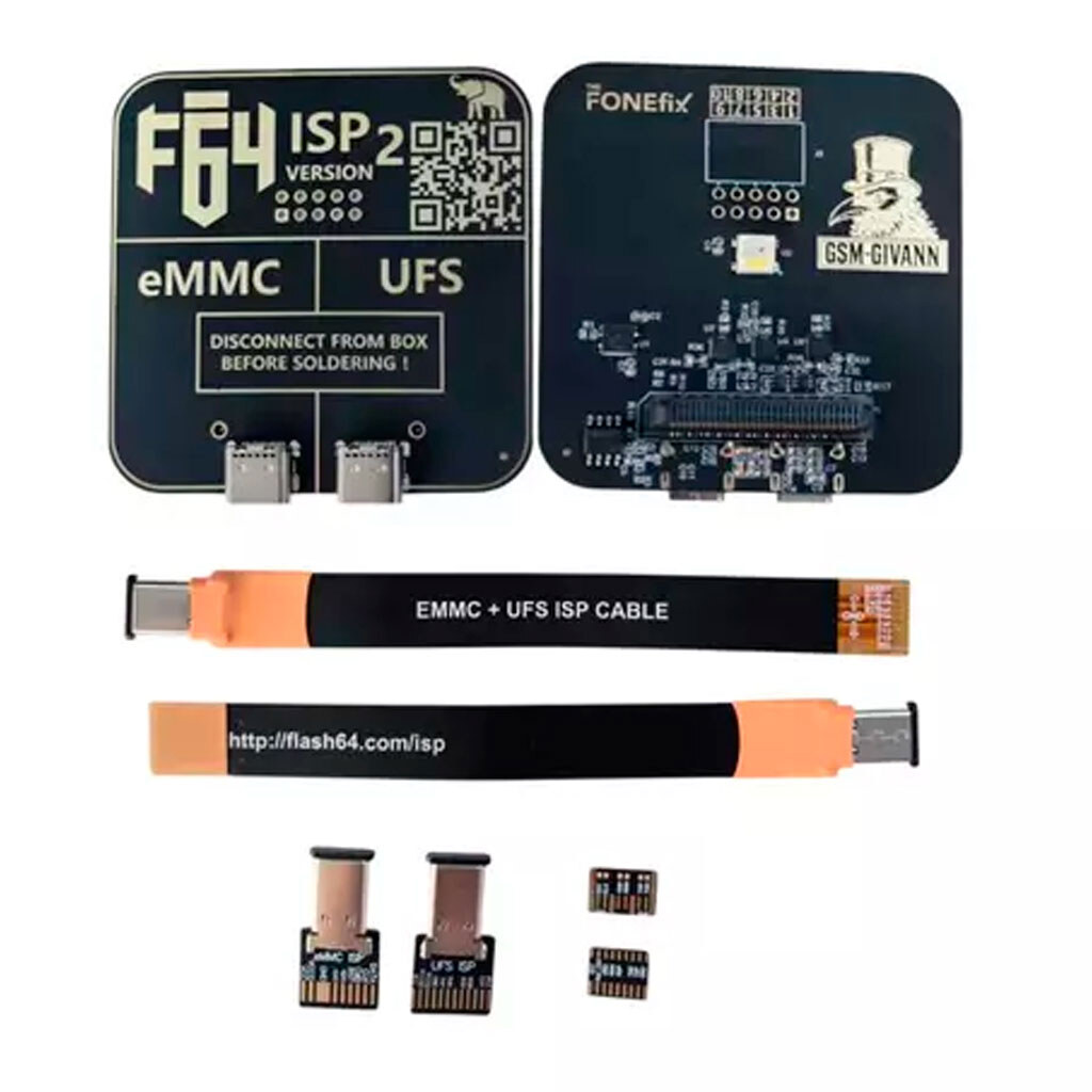 Набор адаптеров ISP v2 eMMC/UFS - № 1 Набор адаптеров ISP v2 eMMC/UFS - № 1