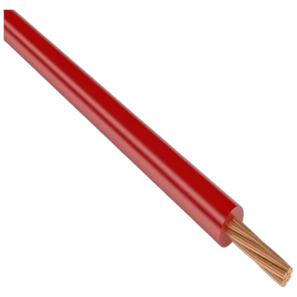 Провод многожильный 0,20мм2 (12xD0,15мм, луженая медь) PVC (AVR0.2-12/0.15-TCU-R), Красный - № 1 Провод многожильный 0,20мм2 (12xD0,15мм, луженая медь) PVC (AVR0.2-12/0.15-TCU-R), Красный - № 1