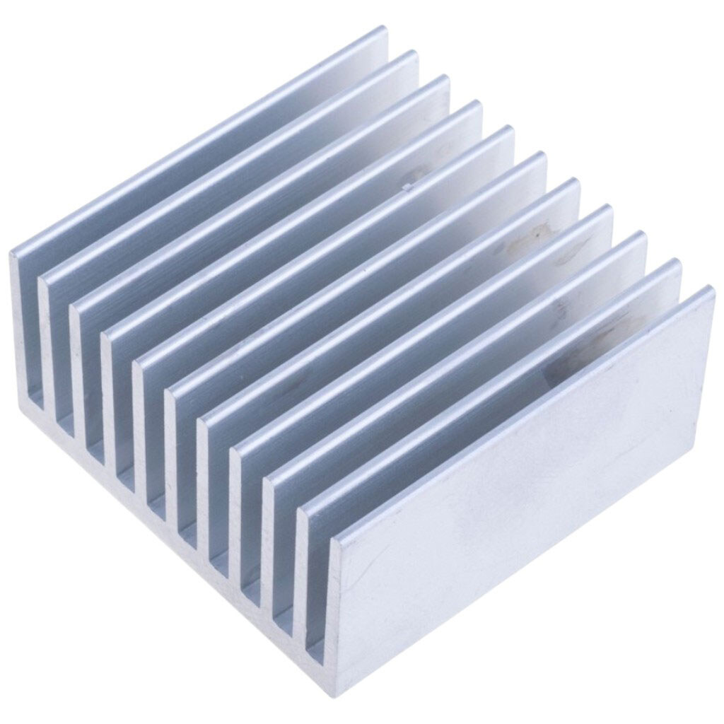 Радіатор алюмінієвий 40x40x20 мм - № 1 Радіатор алюмінієвий 40x40x20 мм - № 1