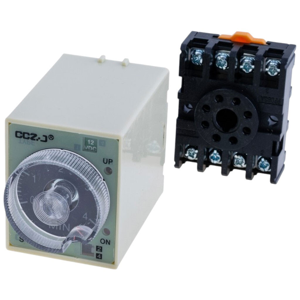 Реле времени с задержкой включения 12VDC, ST3P-AG 12VDC, 4M/40M/4H/24H - № 2 Реле времени с задержкой включения 12VDC, ST3P-AG 12VDC, 4M/40M/4H/24H - № 2