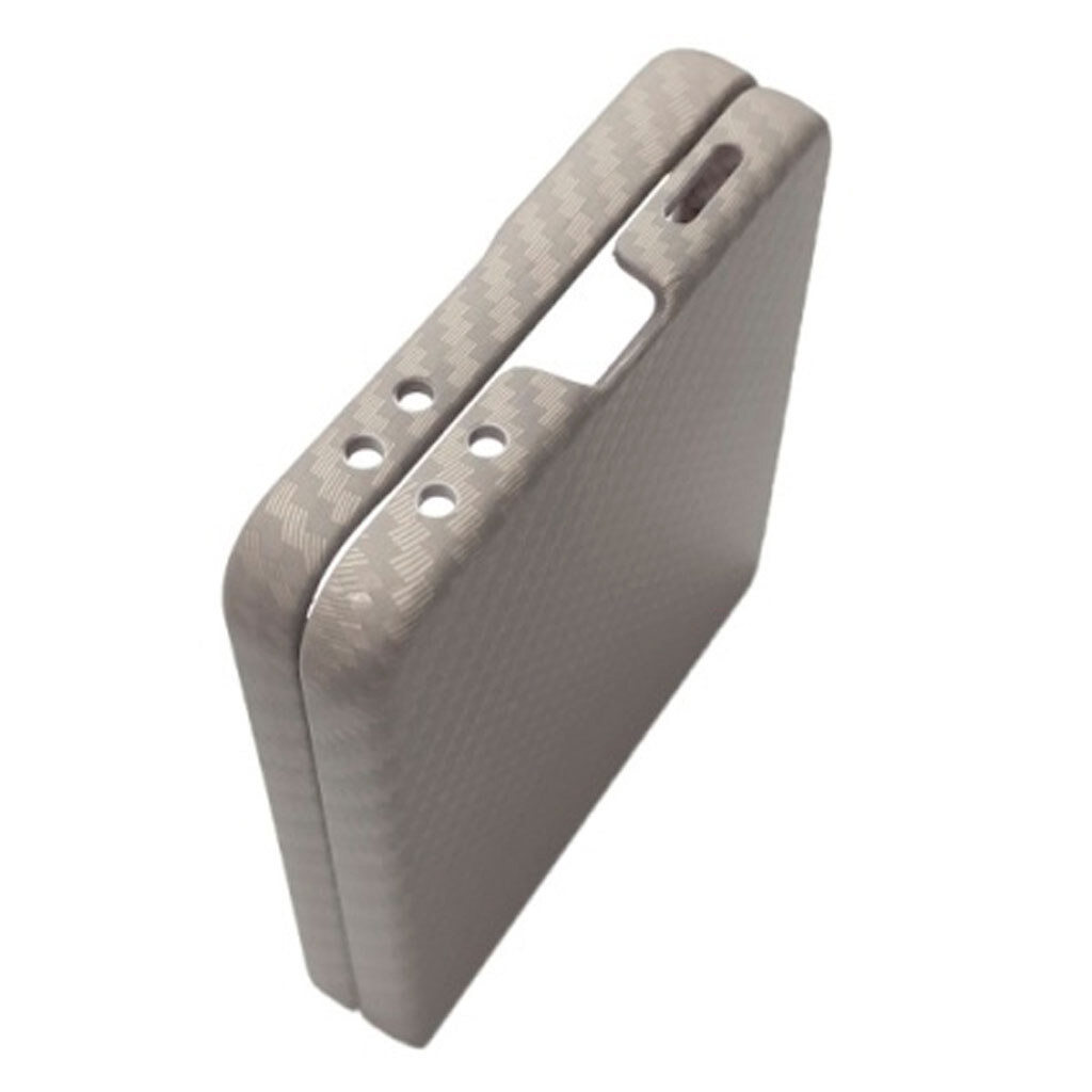 Чехол (накладка) Samsung Galaxy Flip 7, Piblue Flagship Kevlar, Серый - № 3 Чехол (накладка) Samsung Galaxy Flip 7, Piblue Flagship Kevlar, Серый - № 3