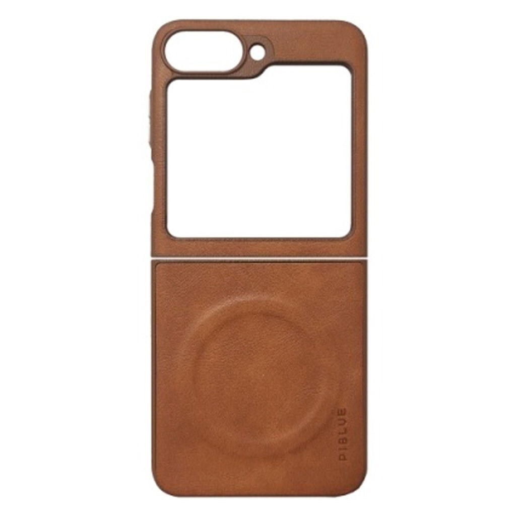 Чехол (накладка) Samsung F741 Galaxy Flip 6, Piblue CS-02, MagSafe, Коричневый - № 1 Чехол (накладка) Samsung F741 Galaxy Flip 6, Piblue CS-02, MagSafe, Коричневый - № 1