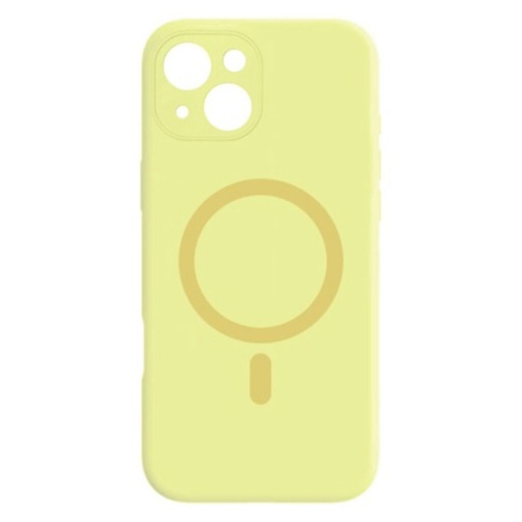 Чохол (накладка) Apple iPhone 15, Air Beats Wide Strip Full Camera, MagSafe, Жовтий - № 1 Чохол (накладка) Apple iPhone 15, Air Beats Wide Strip Full Camera, MagSafe, Жовтий - № 1