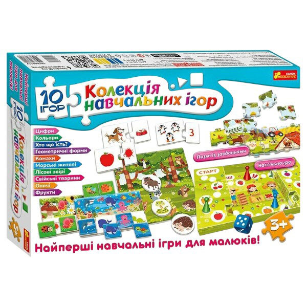 Коллекция обучающих игр: 10 игр, Ранок - № 1 Коллекция обучающих игр: 10 игр, Ранок - № 1
