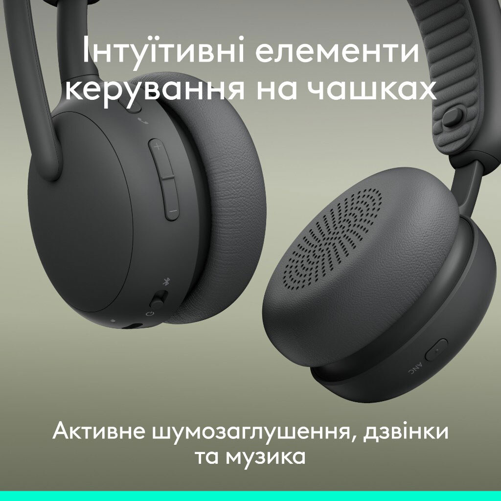 Bluetooth-гарнитура Logitech Zone 2 ES, С микрофоном, Стерео, Черный - № 5 Bluetooth-гарнитура Logitech Zone 2 ES, С микрофоном, Стерео, Черный - № 5